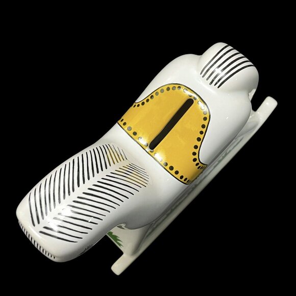 Vintage 1970s Waechtersbach German Porcelain Rocking Horse Piggy Bank Key/Lock - Picture 7 of 11